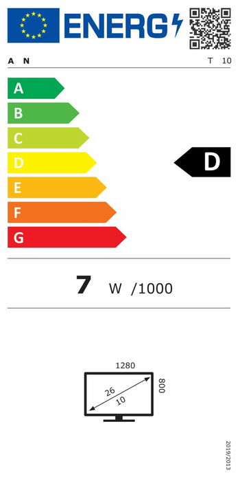 AG Neovo TX-10 Monitor 25.4cm 10.1" 16:10 10 Point Touch Negro