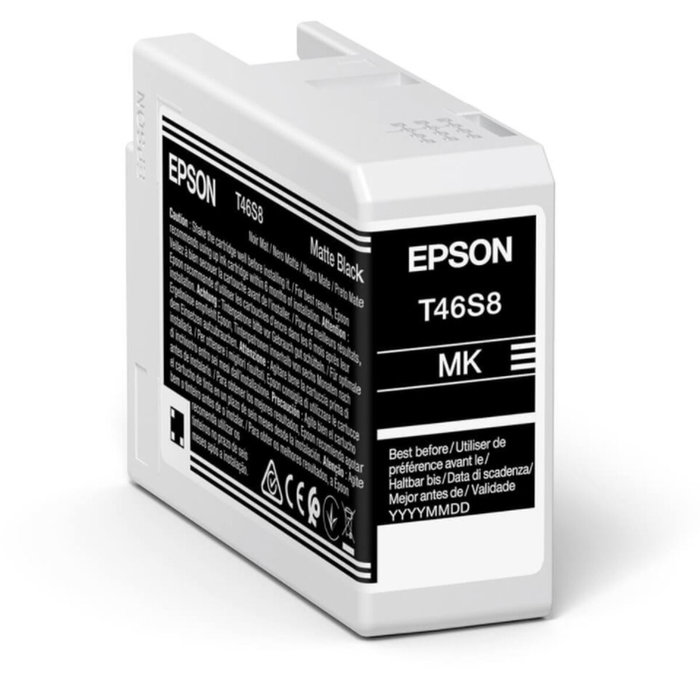 Epson T46S8 Cartucho de Tinta Negro Mate 25ml para SureColor SC-P700 Epson T46S8 Cartucho de Tinta Negro Mate 25ml para SureColor SC-P700