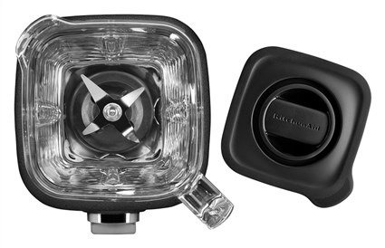 Kitchenaid Batidora de Vaso K400 5KSB4026 Negra de Hierro Fundido - Potente Motor para Batidos Cremosos y Homogéneos