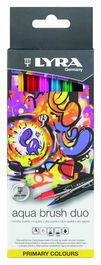 Rotulador Lyra Aqua Brush Duo Tonos Primarios Estuche De 6