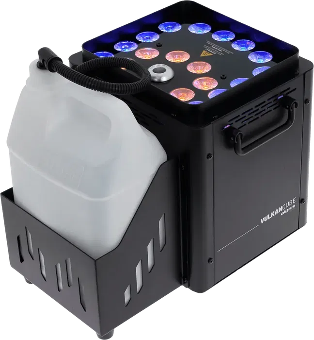 Algamlight Máquina De Humo Vertical Led 1500W Profesional Para Eventos Y Escenarios Con DMX y 18 LEDs RGBW