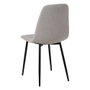 Silla Gris Tejido-Metal Salón 43 X 52 X 87 cm (Set de 4)