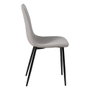Silla Gris Tejido-Metal Salón 43 X 52 X 87 cm (Set de 4)