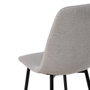 Silla Gris Tejido-Metal Salón 43 X 52 X 87 cm (Set de 4)