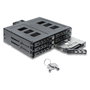 DeLOCK 47142 Bandeja de 5.25 pulg. para 6 unidades de 2.5 pulg. SATA o SAS con llave
