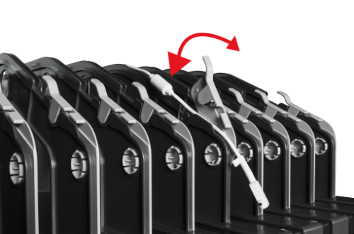 AVer Carro/Soporte de Suelo con Ruedas Multimedia Negro 40AAAC20-A45 para 20 Notebooks/Tablets