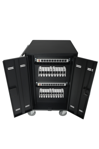 AVer Carro/Soporte de Suelo con Ruedas Multimedia Negro 40AAAC20-A45 para 20 Notebooks/Tablets