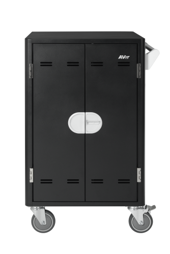 AVer Carro/Soporte de Suelo con Ruedas Multimedia Negro 40AAAC20-A45 para 20 Notebooks/Tablets