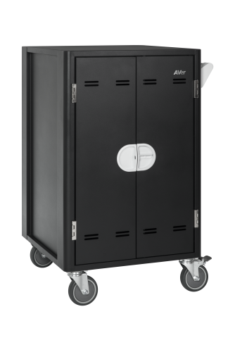 AVer Carro/Soporte de Suelo con Ruedas Multimedia Negro 40AAAC20-A45 para 20 Notebooks/Tablets