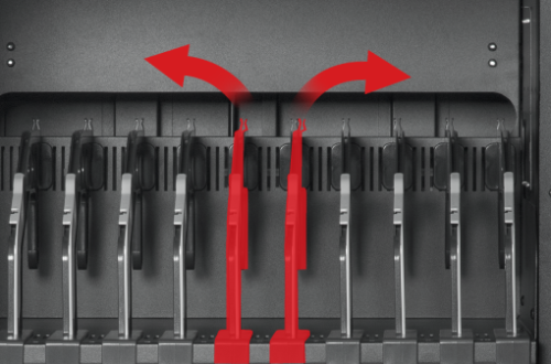 AVer Carro/Soporte de Suelo con Ruedas Multimedia Negro 40AAAC20-A45 para 20 Notebooks/Tablets