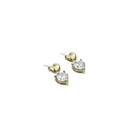 Chiara Ferragni Pendientes Cuoricino Neon Dorado 1,8cm