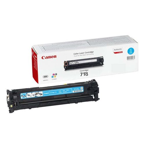 Canon Cartucho de Tóner 718C Cian