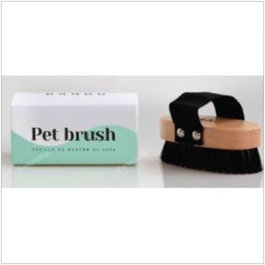 Banbu Cepillo Para Mascotas Perros y Gatos Pelo Corto Medio Largo Madera Haya Nylon