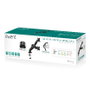 Ewent EW1516 Soporte Doble de Escritorio con Resorte de Gas para 2 Monitores hasta 34 pulgadas