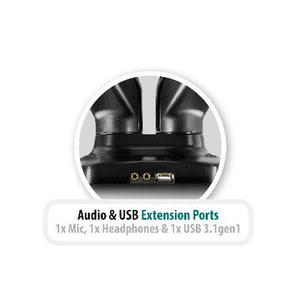 Ewent EW1516 Soporte Doble de Escritorio con Resorte de Gas para 2 Monitores hasta 34 pulgadas