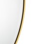 Ixia Espejo Decorativo Oro Aluminio-Cristal 60 x 60 cm