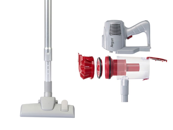 Argon Aspirador de Mano Gris Rojo 600W 92x185x24cm Uso Domestico (Set de 2)