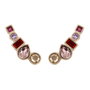 Adore Brilliance Pendientes Rose con Cristales Swarovski
