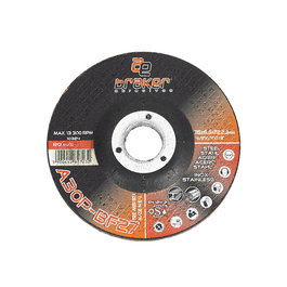 Tyrolit Disco CWA24-SBF27 para Repasar Acero e Inoxidable Braker 115 x 6.5 mm, Rectificado de Soldaduras y Estructuras