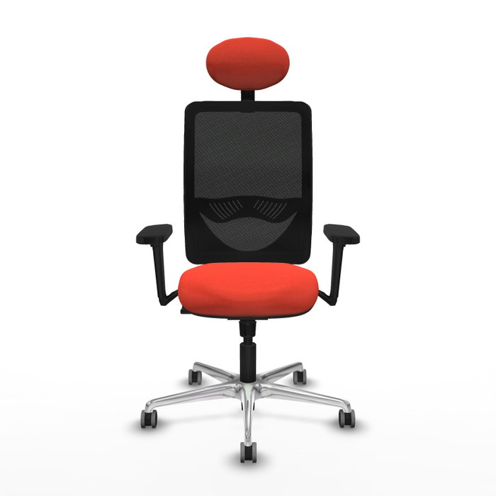 PIQUERAS Y CRESPO Silla de oficina Zulema Naranja oscuro y Negro PIQUERAS Y CRESPO Silla de oficina Zulema Naranja oscuro y Negro