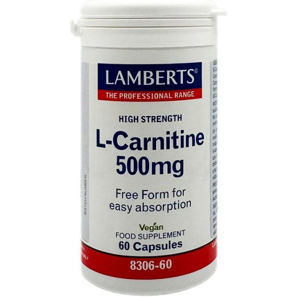 LAMBERTS L-Carnitina 500 mg 60 cápsulas