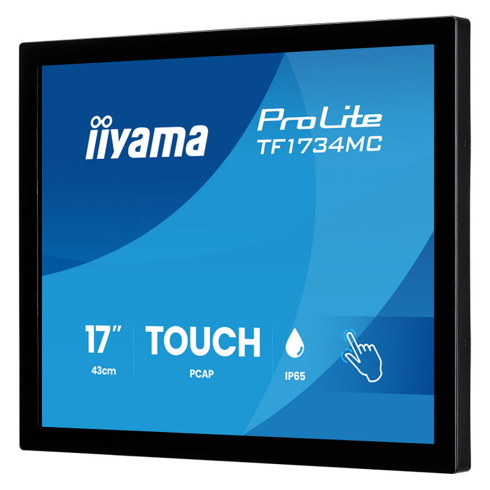 iiyama ProLite TF1734MC-B8X 17" Monitor Táctil 1280x1024 5:4 TN 5ms 75Hz HDMI DisplayPort VGA VESA Negro