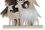 DKD Home Decor Decoración de Madera Navidad Alpina Surtido de 2 Piezas