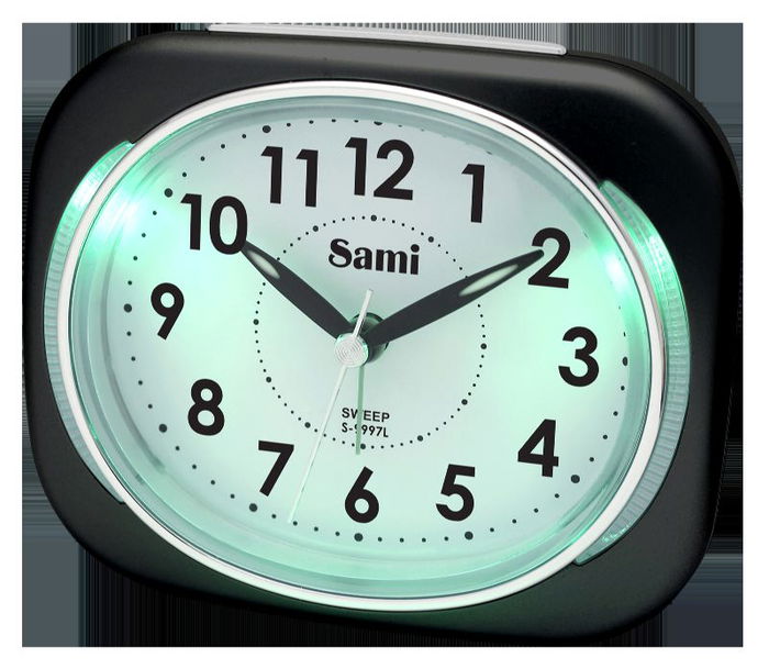 SAMI Despertador Grande Cuadrado Silencioso con Luz LED SAMI Despertador Grande Cuadrado Silencioso con Luz LED