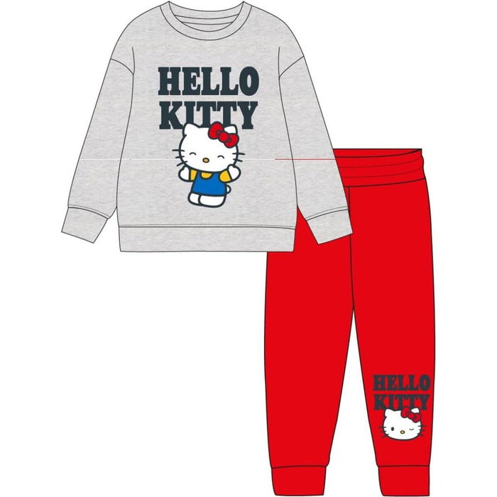 Cerdá Chándal Cotton Brushed Hello Kitty 12 Años Gris