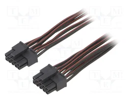 ESPE Cable de alimentación Micro-Fit 3.0 hembra-hembra de 10 pines, 0,6m