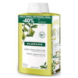 Klorane Champú a la Cidra 2x400ml