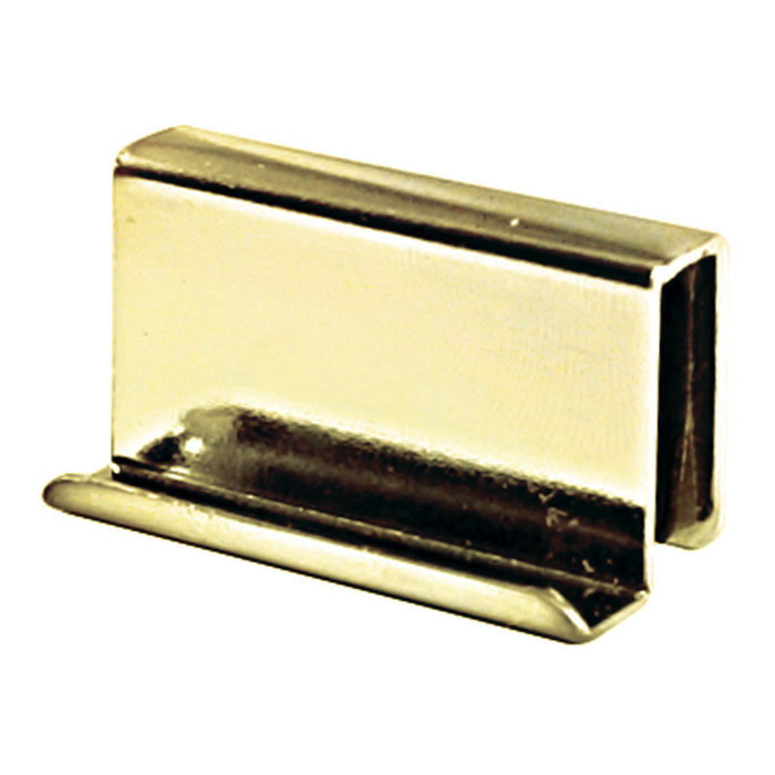 HERRAJES ALK Tirador para puerta de cristal latonado sin taladro HERRAJES ALK Tirador para puerta de cristal latonado sin taladro