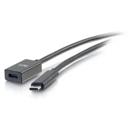 C2G 88658 Cable Alargador USB-C a USB-C Macho a Hembra USB 3.2 Gen 2 (10 Gbps, 3A) 0.9 m Negro