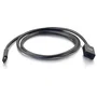 C2G 88658 Cable Alargador USB-C a USB-C Macho a Hembra USB 3.2 Gen 2 (10 Gbps, 3A) 0.9 m Negro