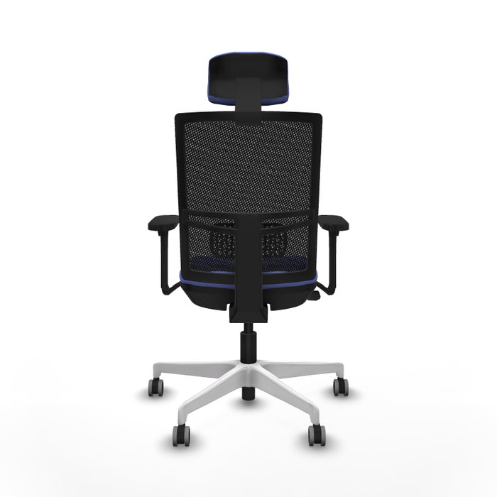 PIQUERAS Y CRESPO Silla de oficina Yunquera con Mecanismo Sincro/Traslack Azul claro
