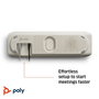 Poly Smart Speakerphone para Salas de Conferencias Sync 60, duplex completo, audio potente 2 altavoces, microfono de 6 mics, USB A/C, Bluetooth, NFC