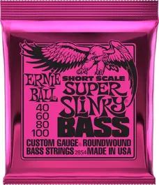 Ernieball Juego Cuerdas Bajo Eléctrico Slinky Short Scale Regular 40-100