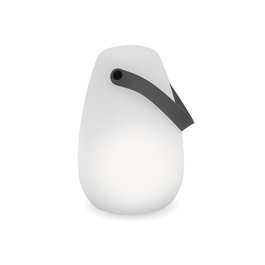 New Garden Lámpara de Sobremesa Recargable Portátil RGB LED, 16 Colores con Mando, IP44, Blanca, Ø15 x 20 cm