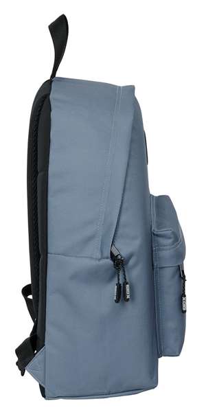Safta Mochila Basicos Gris 33x42x15 cm