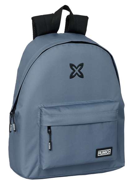 Safta Mochila Basicos Gris 33x42x15 cm