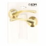 Edm Juego de roseta modelo 707 de aluminio con acabado latonado ø65 mm