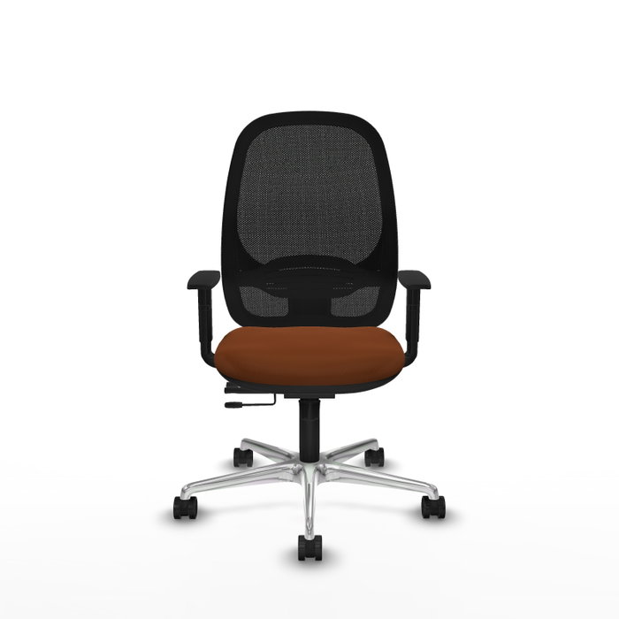 PIQUERAS Y CRESPO Silla de oficina Cilanco con mecanismo Sincro/Traslack Marrón y Negro PIQUERAS Y CRESPO Silla de oficina Cilanco con mecanismo Sincro/Traslack Marrón y Negro