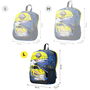 Totto Mochila Escolar Grande Carreras de Coches MJ04VLC003-2310-6J7L Capacidad 17.9 Litros Azul