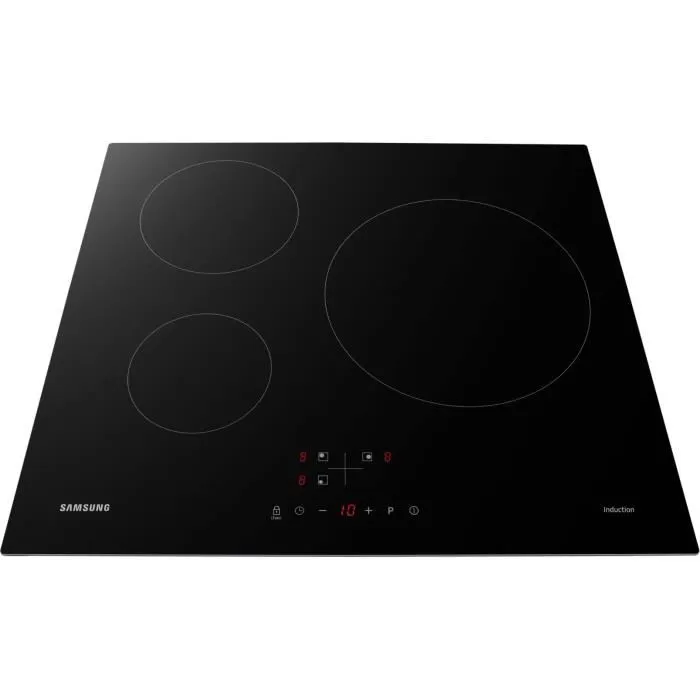 Samsung Placa de Inducción NZ63M3NM1BB/UR - 3 Zonas - 7200W - Vidrio Negro
