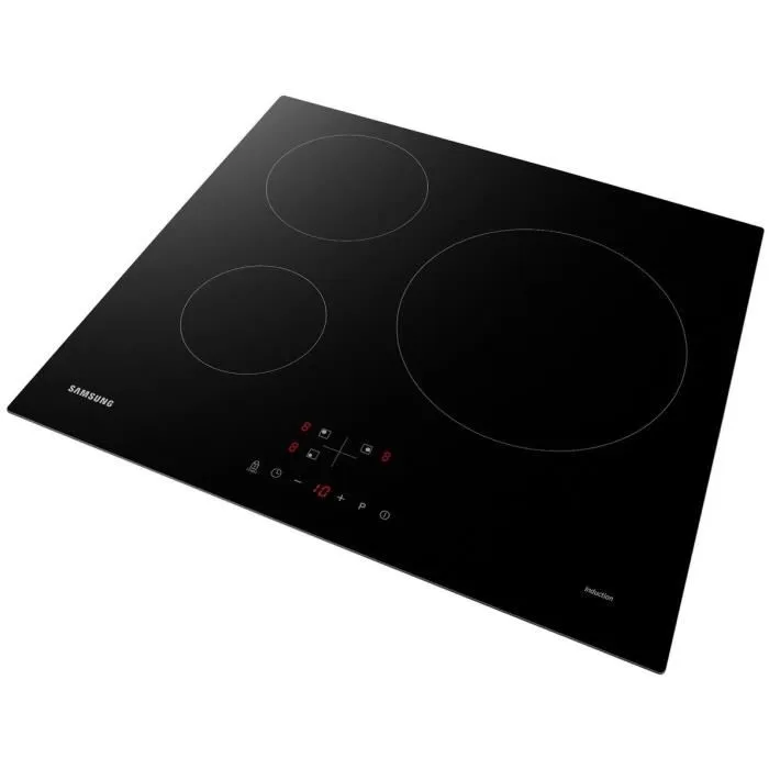 Samsung Placa de Inducción NZ63M3NM1BB/UR - 3 Zonas - 7200W - Vidrio Negro