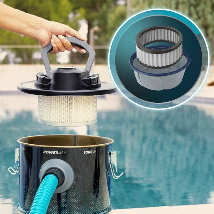 Aspirador de Cenizas Cecotec Conga Ash 3000 Gris 1000 W Aspirador de Cenizas Cecotec Conga Ash 3000 Gris 1000 W