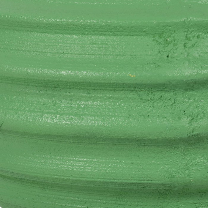 Macetero Verde Resina Decoración 40 X 40 X 30 cm Macetero Verde Resina Decoración 40 X 40 X 30 cm