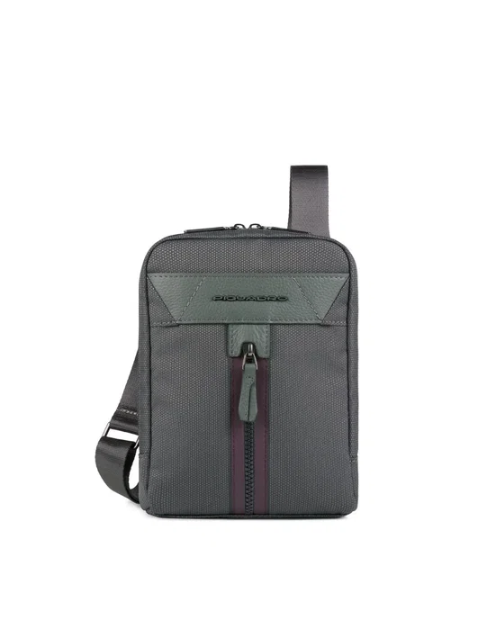 Piquadro Trakai Bolso Bandolera de Tela Verde Piquadro Trakai Bolso Bandolera de Tela Verde