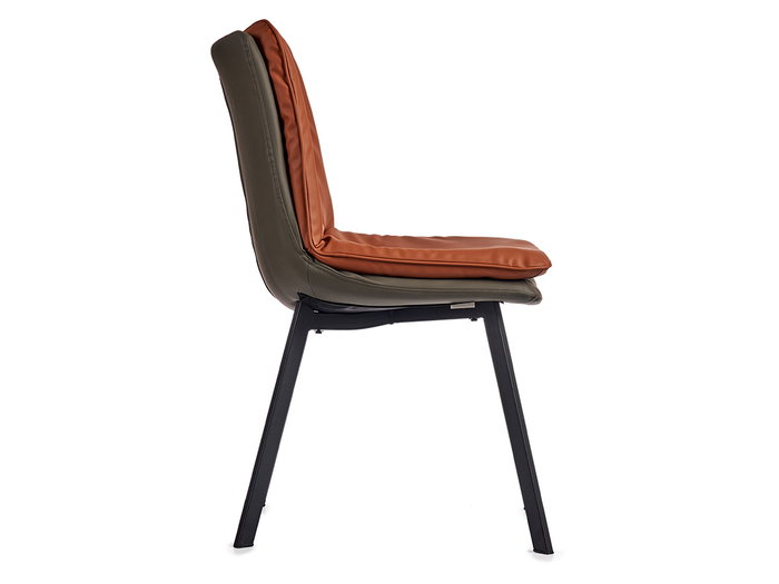 Giftdecor Sillón Teja Respaldo Con Botones Borde Gris 62x85x47cm (Set de 2)