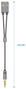 Aisens Cable Adaptador Audio Jack 3.5mm Macho 4 Pines a 2x Jack 3.5mm Hembra 3 Pines Gris